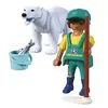 Image de Playmobil Jeu De Construction Zoo: Polar Bear And Keeper