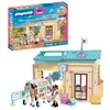 Image de Playmobil | I Love Horses | Cabinet vétérinaire | Clinique équine Moderne avec Salle de Soins, Solarium et Accessoires complets | pour Enfants à partir de 4 Ans | 72128
