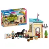Image de Playmobil | I Love Horses | Petite écurie avec maréchal-ferrant | Box pour Cheval avec Forge Lumineuse, Outils et Accessoires de Soin | pour Enfants à partir de 4 Ans | 72131