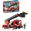 Image de Playmobil | City Action | Camion de Pompiers avec échelle | Véhicule d’Intervention avec échelle 63 cm, lumière, Son et Accessoires de Sauvetage | Dès 4 Ans | 72192