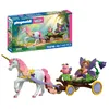 Image de Playmobil | Fantasy & Magic | Carrosse Licorne | Carrosse Magique avec fée, joyling et Licorne élégante | pour Enfants à partir de 4 Ans | 72216