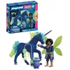 Image de Playmobil | Fantasy & Magic | Licorne à Collectionner Clair de Lune avec fée | Set Licorne Nocturne avec fée Masculine, joyling et Lanterne Lunaire | pour Enfants à partir de 4 Ans | 72217