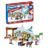 Image de Playmobil | Christmas | Calendrier de l’Avent : Au pôle Nord | Monde de Noël en 24 Jours avec Père Noël, lutins, Renne & Bureau de Poste | pour Enfants dès 4 Ans | 72226