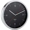 Image de Blomus 65437 Crono Horloge Acier Inoxydable/Verre Argent/Noir 30,5 x 3 x 30,5 cm