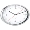 Image de Blomus CRONO Horloge Murale Radio-pilotée en Acier Inoxydable Blanc Ø 24 cm