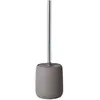 Image de blomus -Sono 69047 Brosse WC en céramique/Plastique, Satellite, Brosse WC sur Pied et Support pour Accessoires de Salle de Bain (H x l x P) 39 x 11 x 11 cm, Satellite