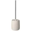 Image de blomus Sono Brosse WC en céramique, Plastique, Silicone, Moonbeam, H 39 cm, Ø 11 cm Beige Clair