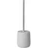 Image de blomus Sono Brosse WC en céramique, Plastique, Silicone, Micro Puce, H 39 cm, Ø 11 cm