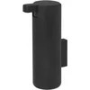 Image de blomus Distributeur de Savon avec Support Mural Modo, Distributeur doseur, Noir, 165 ML
