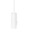 Image de blomus Brosse de Toilette avec Support Mural Modo, Brosse de Toilette, Acier Plastique Blanc
