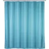 Image de WENKO Rideau de douche anti-moisissure bleu clair antibactérien, lavable Bleu - Bleu clair