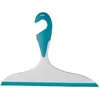 Image de WENKO Raclette pour Salle de Bains Loano Bleu Clair - pour la Baignoire et la Douche, Plastique (TPR), 23 x 17 x 2.5 cm, Bleu Clair