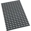 Image de WENKO Tapis de Baignoire Arinos Gris Tapis de Baignoire antidérapant avec ventouses Gris