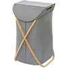 Image de WENKO Panier à Linge Bahari - Panier à Linge Capacité: 79 l, Bambou, 40 x 68 x 46 cm, Marron