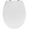 Image de WENKO Abattant WC 2 en 1 Delos Family avec réducteur Enfant intégré | Lunette WC Enfant intégrée | Frein de Chute | Installation Facile | Duroplast antibactérien et résistant | 37,5 x 44,5 cm | Blanc