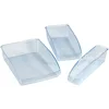 Image de WENKO Casiers de Rangement pour réfrigérateur Boîte de Rangement, 3 pièces Transparent