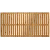 Image de WENKO Caillebotis de bagnoire Bambou | Tapis de Bain | Caillebotis pour la Douche | Salle de Bain, Piscine, Sauna | avec Pieds antidérapants antiglisse| Sécurité| Bambou | 100x50x2,3cm | Bois