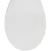 Image de WENKO Abattant WC avec Frein de Chute, abattant WC clipsable avec Fixation INOX, Samos Blanc, duroplast, 37,5 x 44,5 cm