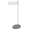 Image de WENKO Porte Serviette sur Pied effet "pierre", Pebble Stone gris, 38x84x23 cm