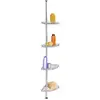 Image de Étagère de douche télescopique acier inox 4 tablettes Wenko by Maximex