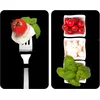 Image de WENKO Protection plaque de cuisson, «Caprese», plaque de protection induction, gazinière, vitrocéramique, verre trempé, Lot de 2, 30x52 cm