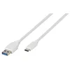 Image de Vivanco Câble Adaptateur (1 m, Haute Vitesse/Charge USB Type C - USB 3.0 Type A 1 Meters - White