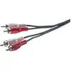 Image de Câble audio SpeaKa Professional SP-1300364 [2x Cinch-RCA mâle - 2x Cinch-RCA mâle] 1.50 m noir