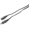 Image de Câble audio SpeaKa Professional SP-1300376 [1x Jack mâle 3.5 mm - 1x Jack femelle 3.5 mm] 2.00 m gris