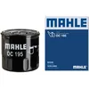 Image de MAHLE Filtre à huile Auto Filtre vissé OC 195 Compatible avec VW Golf VII 3/5 portes 5G1, BQ1, BE1, BE2 Polo V 3/5 portes 6R1, 6C1 Golf VII Variant BA5, BV5 Caddy III Break 2KB, 2KJ, 2CB, 2CJ