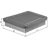 Image de MAHLE Filtre à air LX543 Compatible avec: MAZDA XEDOS 6