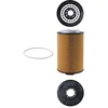 Image de MAHLE Filtre à huile Cartouche filtrante avec joint d'étanchéite OX 1028D Compatible avec MAN TGS TGX