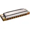 Image de Hohner Harmonica Blues Harp 20 en Tonalité D Argent Métallique