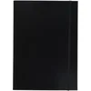 Image de Pagna Boîte pour carnets A4 3 X élastique intérieur se plie avec support, Noir