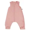 Image de Julius Zöllner Jumper Combinaison en mousseline, 0,5 tog, lavable à 40 °C, fabriquée en Allemagne, certifiée Öko-Tex Standard 100, rose poussiéreux, taille 92