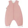 Image de Julius Zöllner Jumper Combinaison doublée en Mousseline - Rembourrage Chaud 2,5 tog - Lavable à 40 °C - Fabriqué en Allemagne - Certifié Öko-Tex Standard 100 - Rose poussiéreux - Taille 104