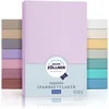 Image de Julius Zöllner Drap-Housse Jersey pour le Lit Bébé - Lilas - 60/120 cm - 70/140 cm