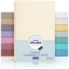 Image de Julius Zöllner Drap-Housse Jersey pour le Lit Bébé - Ecru - 60/120 cm - 70/140 cm