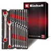 Image de Original Einhell E-Case Pad 19 pièces clés mixtes (Ø 6 27 mm, profil 12 pans, acier chrome-vanadium, finition satinée, mousse EVA, système E-Case)