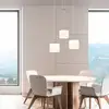Image de BANKAMP Grazia Suspension LED à 3 sources lumineuses, ronde, 2194/3-92,
