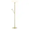 Image de BANKAMP OPERA Lampadaire LED à 2 sources lumineuses, avec bras de lecture, 6019/2-01,