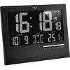 Image de Horloge murale TFA Dostmann 60.4508 radiopiloté(e) 185 mm x 230 mm x 31 mm noir