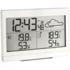 Image de TFA Dostmann Station météo numérique CASA, 35.1135.02, capteur san fil, prévisions météo, température extérieure et intérieure, humidité, avec horloge radio-pilotée, blanc