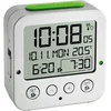 Image de TFA Dostmann réveil Digital Bingo, 60.2528.54, avec Horloge Radio-pilotée, 2 alarmes programmables, température intérieure, argenté
