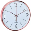 Image de TFA Dostmann Horloge Murale Radio-pilotée analogique, 60.3534.51, 30cm, Cadre métallique doré, Mouvement Silencieux, Design Moderne, cuivre