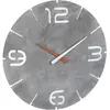Image de Horloge murale TFA Dostmann 60.3536.15 radiopiloté(e) 35 cm x 35 mm gris béton