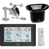 Image de TFA Dostmann Weather Pro Station météo sans fil, 35.1161.01, avec anémomètre, pluviomètre, capteur extérieur, prévisions météo avec symboles, température int./ext., numérique, noir