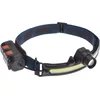 Image de TFA Dostmann Lampe frontale LED Lumatic Head, 43.2038.01, rechargeable, super claire, lampe frontale pour la pêche, le jogging, le bricolage, le camping, résistante aux éclaboussures, noire