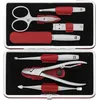 Image de ZWILLING Manicure Twinox Trousse Manucure, Cuir Rouge, 7 Pièces, 1 Unité