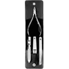 Image de Zwilling Classic INOX Portefeuille en Cuir de Vachette avec Fermeture par Pression 4-Pièces Set, Noir, 1 Unité