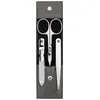 Image de ZWILLING Manucure kit (3 pièces, Set de pédicure pour soins des ongles et des cuticules, cuir, avec ciseaux à ongles), Acier inoxydable poli, Anthracite
